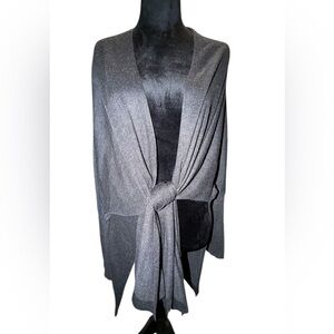 Elegant Charcoal Gray Women's Sweater